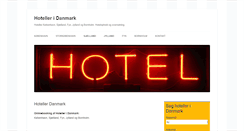 Desktop Screenshot of hotels-in-denmark.dk